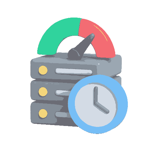 Web application performance monitoring icon
