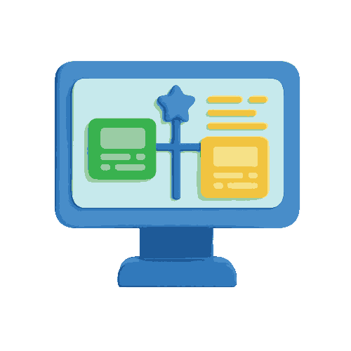 Robust web application architecture design icon